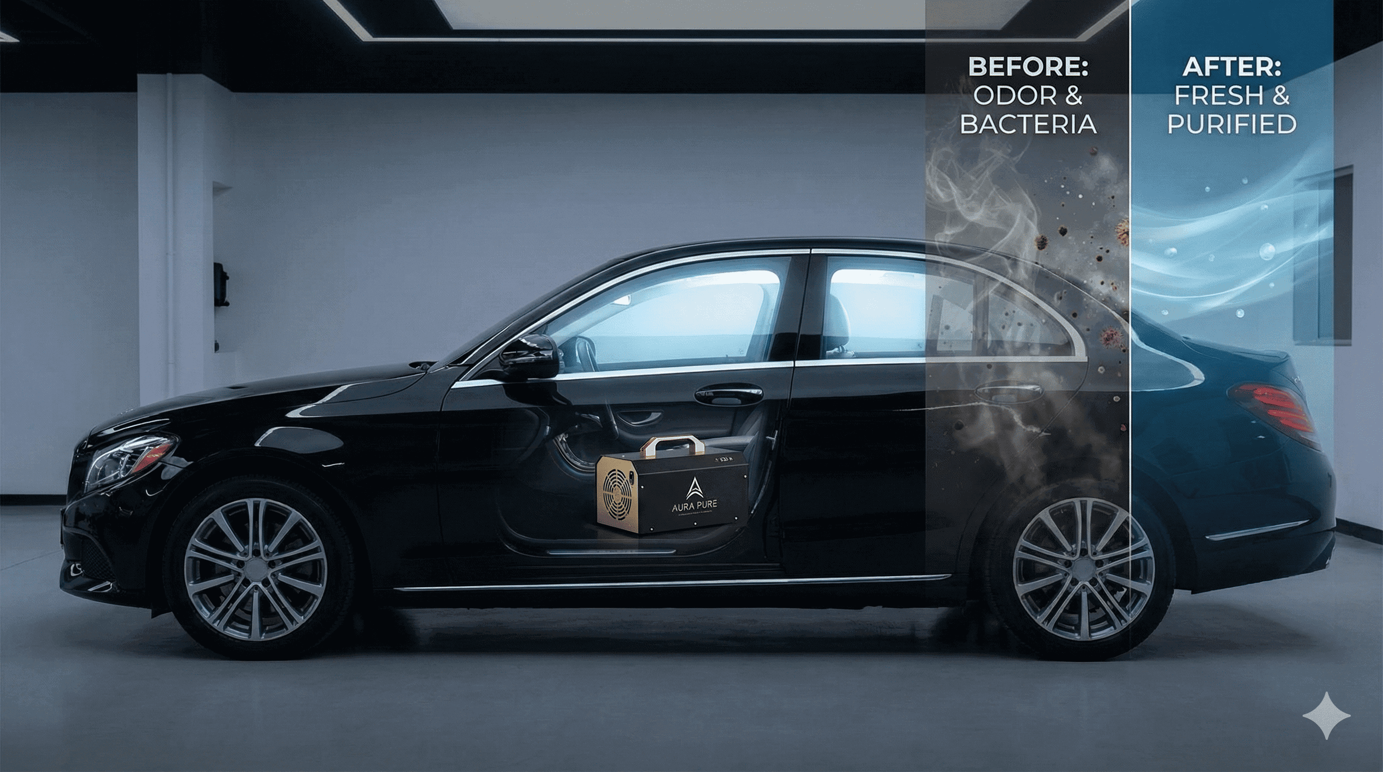 Ozone odor treatment