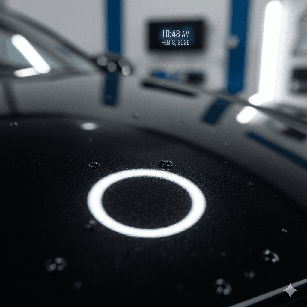 Paint clarity after ceramic coating